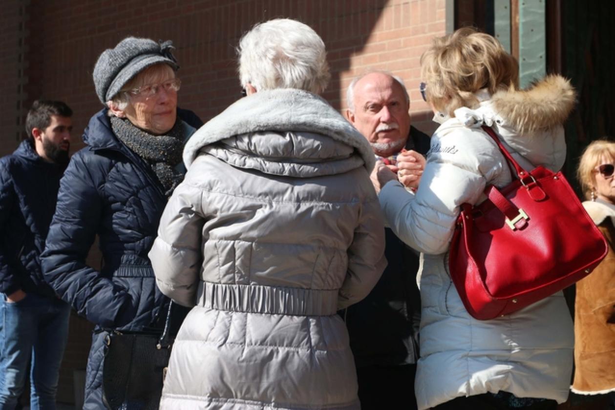 Antonella Andreotti funerale San Pio X 2