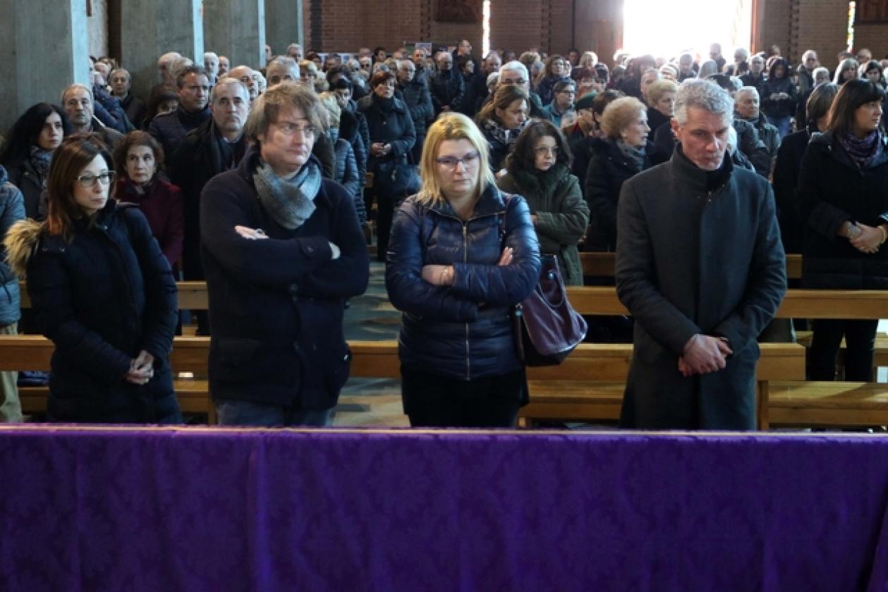 Antonella Andreotti funerale San Pio X 22