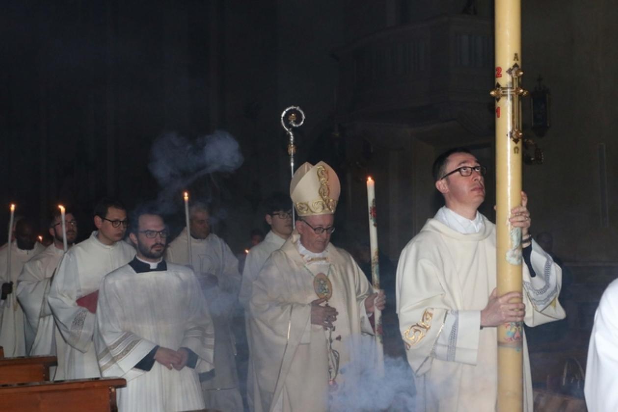 Pasqua Messa Vescovo Pierantonio Pavanello Duomo 1