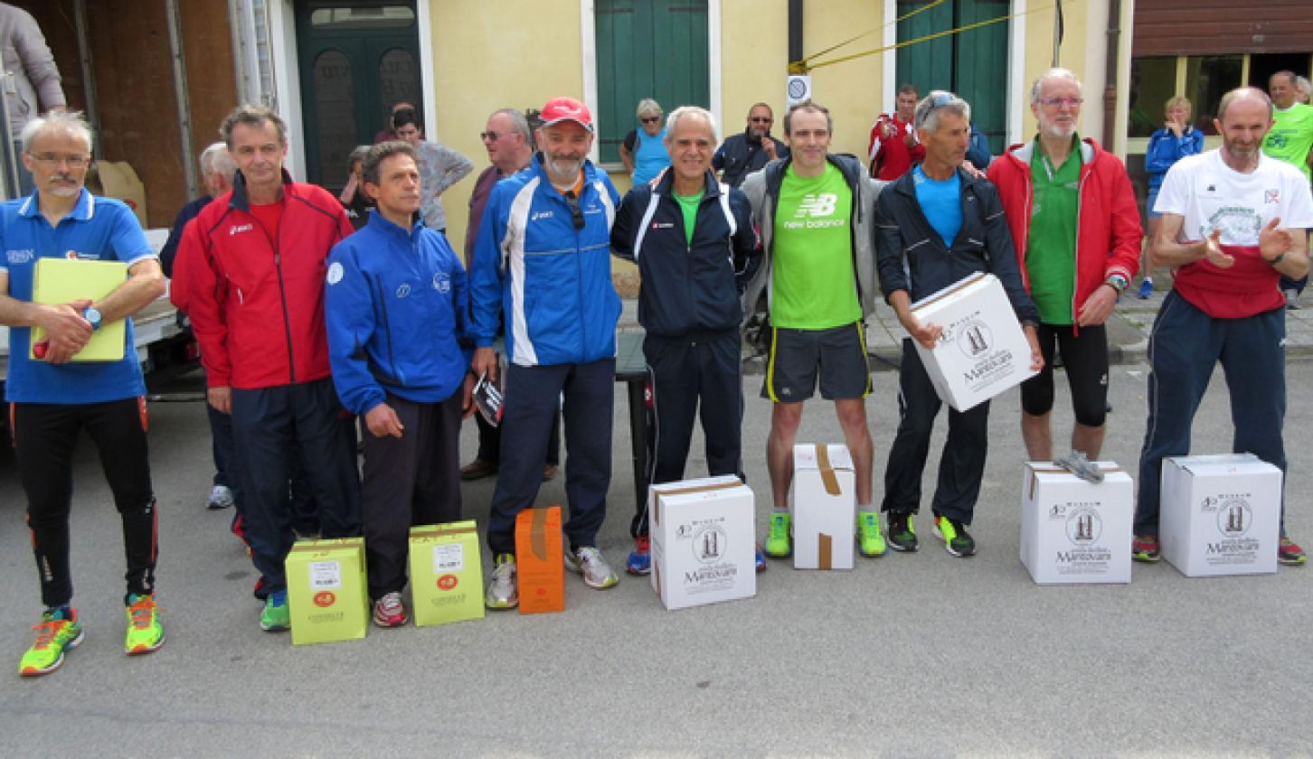 I premiati dai 56 ai 65 anni