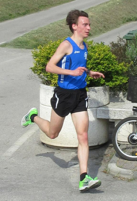 Riccardo Tosi appena giù da podio