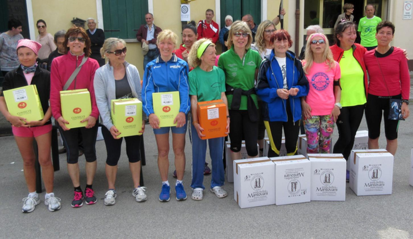 Tutte le veterane premiate