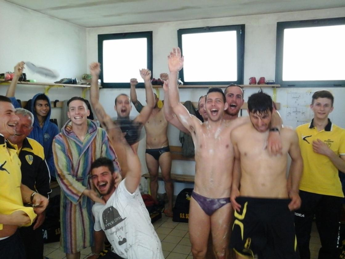 La festa negli spogliatoi