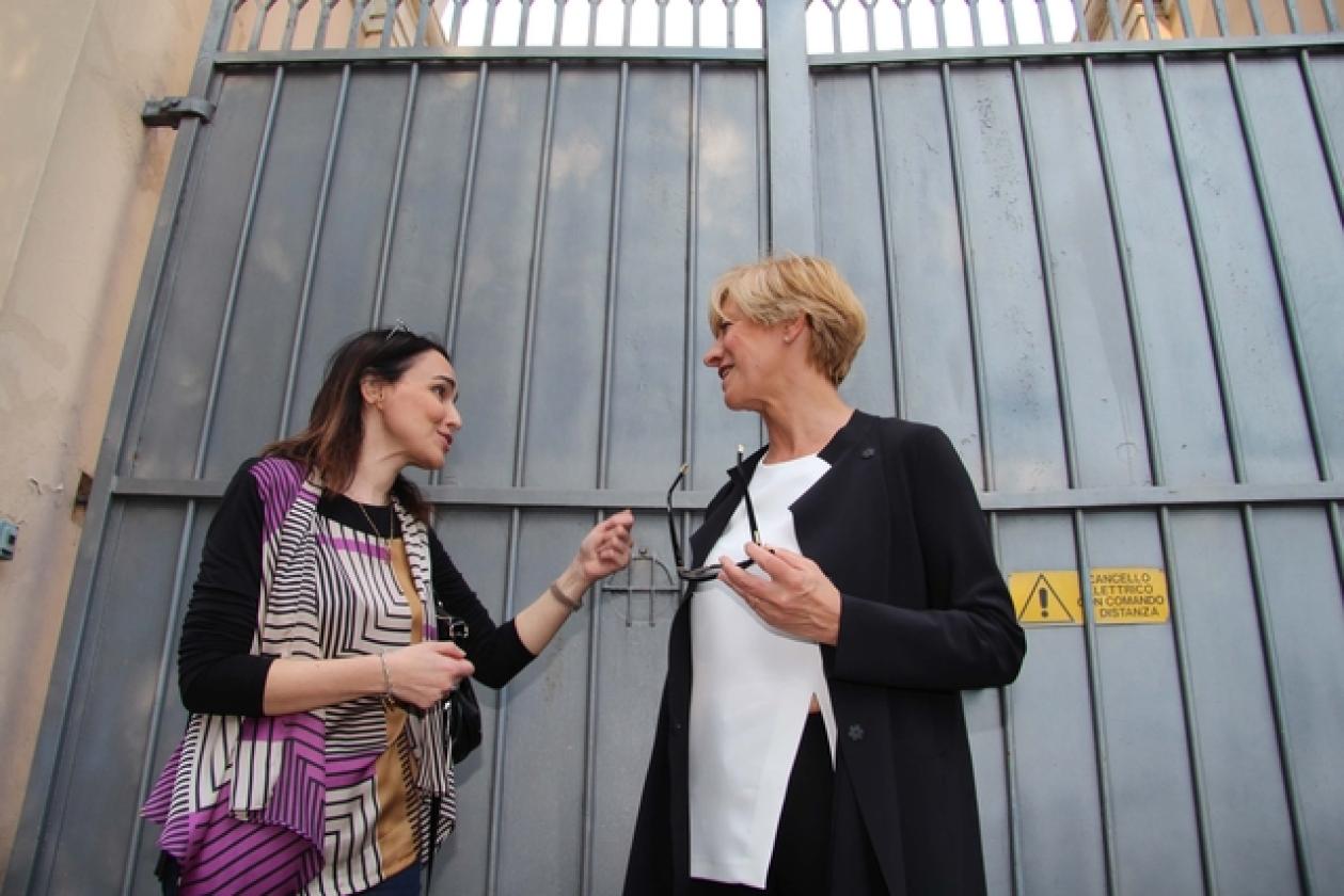 Roberta Pinotti Ministro della Difesa & Nadia Rome