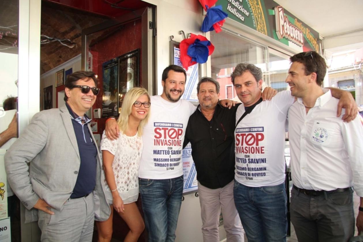 Matteo Salvini Piazza Vittorio E.II 5