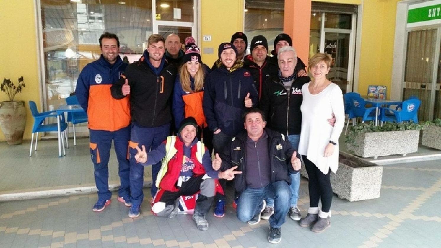 Cairoli in visita a Rosolina