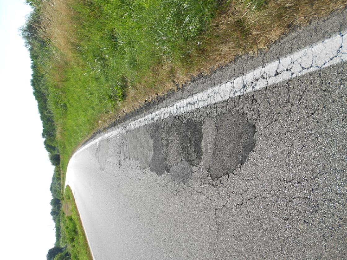 CAVANELLA PO La strada arginale SP 80