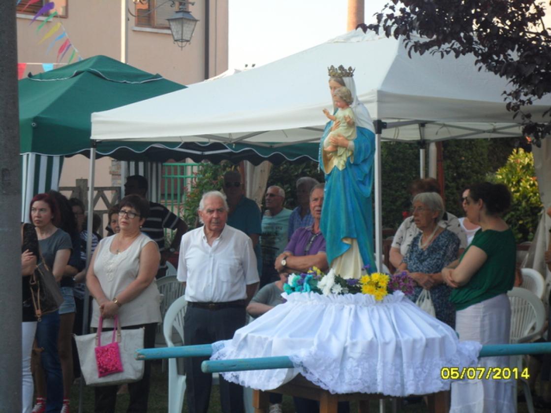 CAVANELLA PO Un momento della festa della Madonna