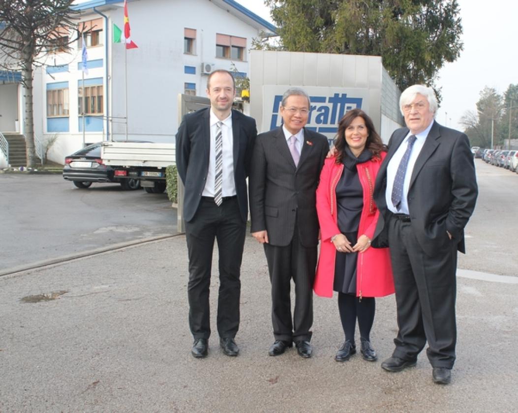 Visita ambasciatore Vietnam Turatti srl Cavarzere 