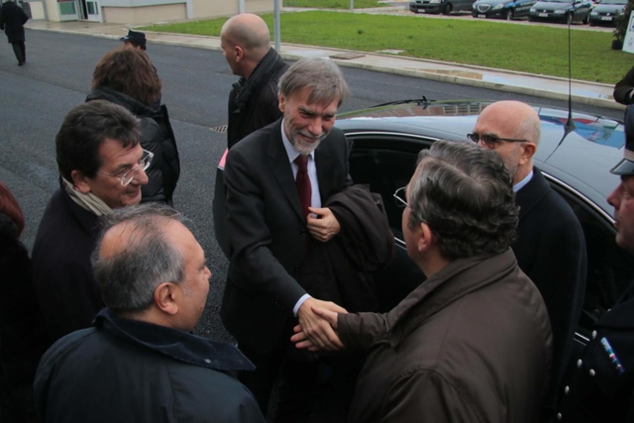 Inaugurazione Carcere Graziano Del Rio Andrea Orla
