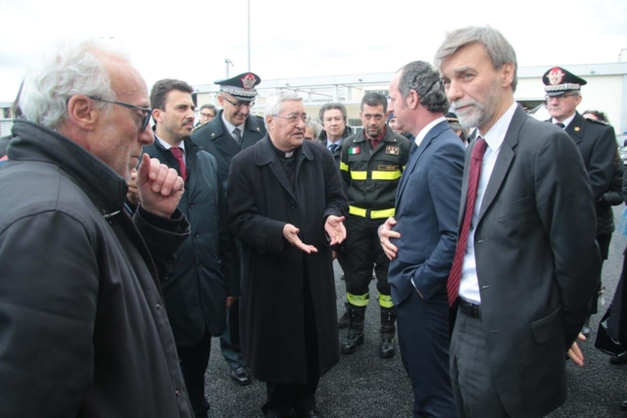 Inaugurazione Carcere Graziano Del Rio Andrea Orla