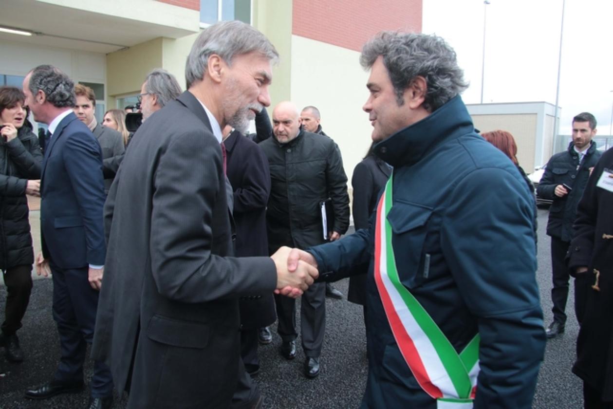 Inaugurazione Carcere Graziano Del Rio Andrea Orla