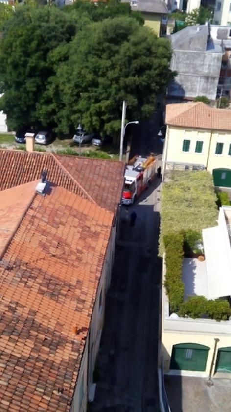 Incendio Rovigo via Principe di Napoli (11)