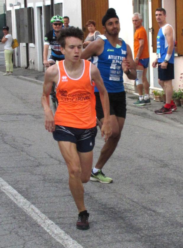 Sprint per Giovanni Suman