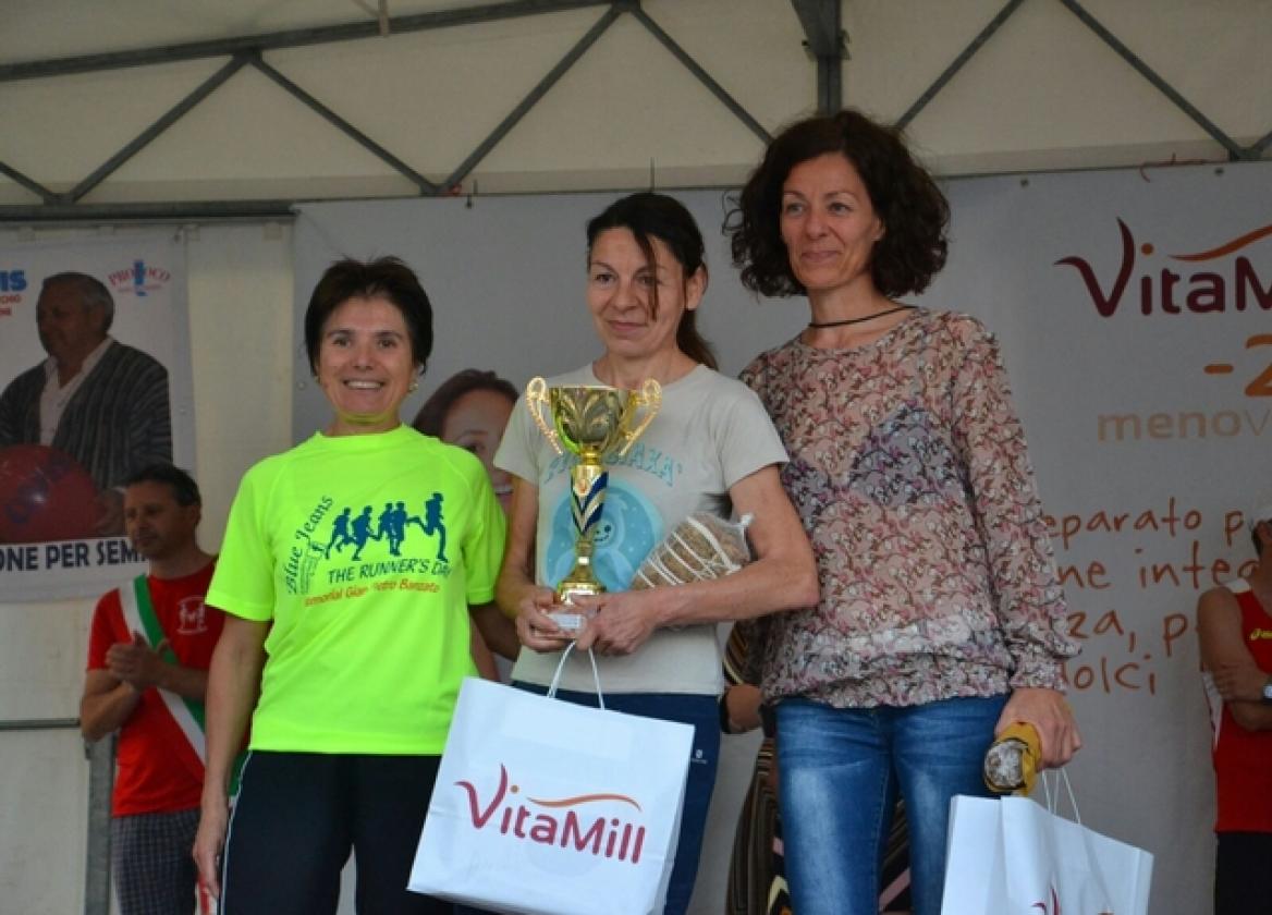Le Master femminili A destra Sandra Tiozzo