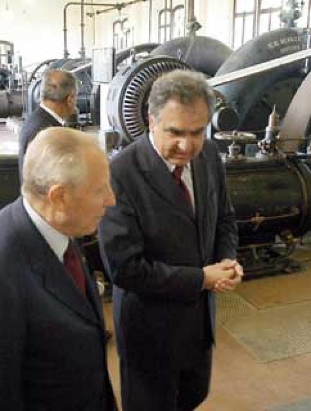 Ciampi a Rovigo con Lino Tosini consorzio bonifica