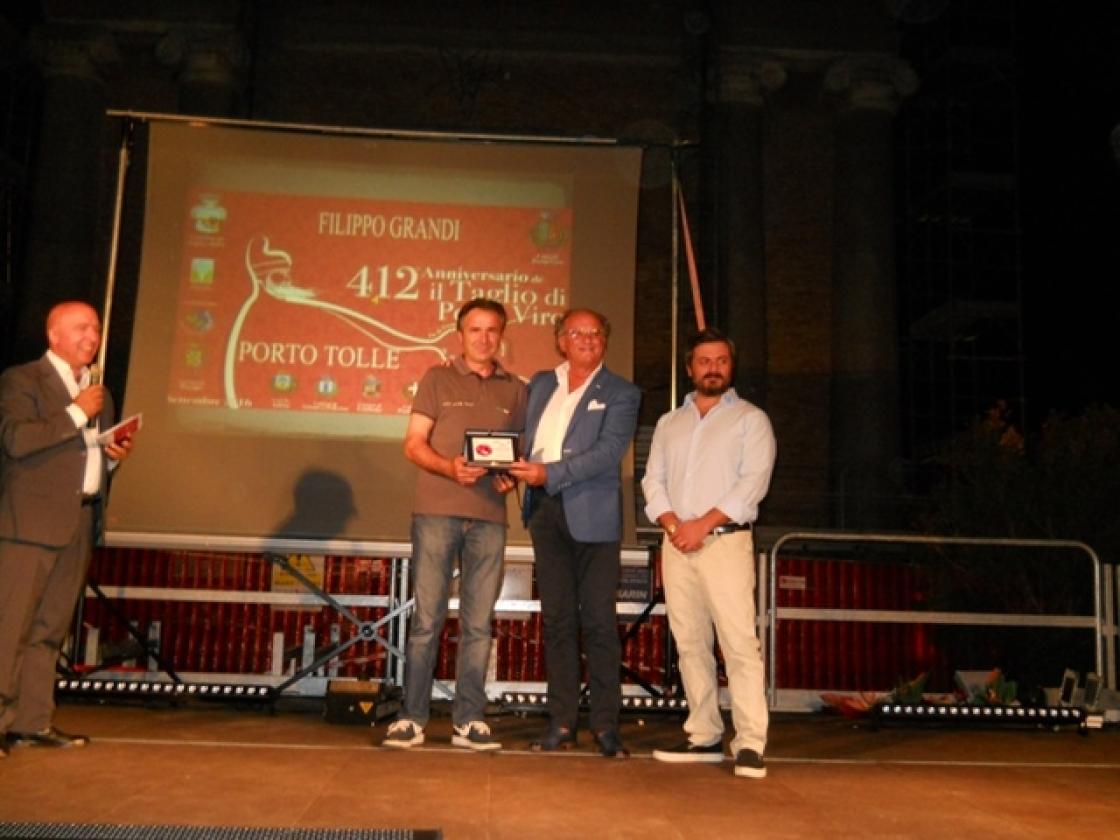 Porto Tolle  Filippo Grandi e pres. C.C.Achille Fe
