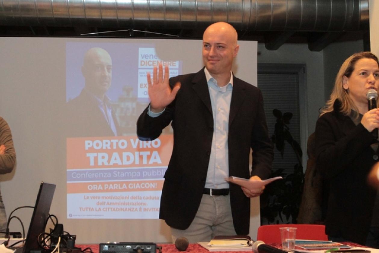 Thomas Giacon conferenza Stampa Porto Viro 1