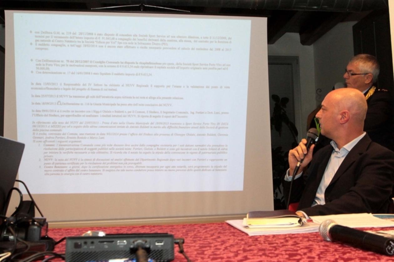 Thomas Giacon conferenza Stampa Porto Viro 13