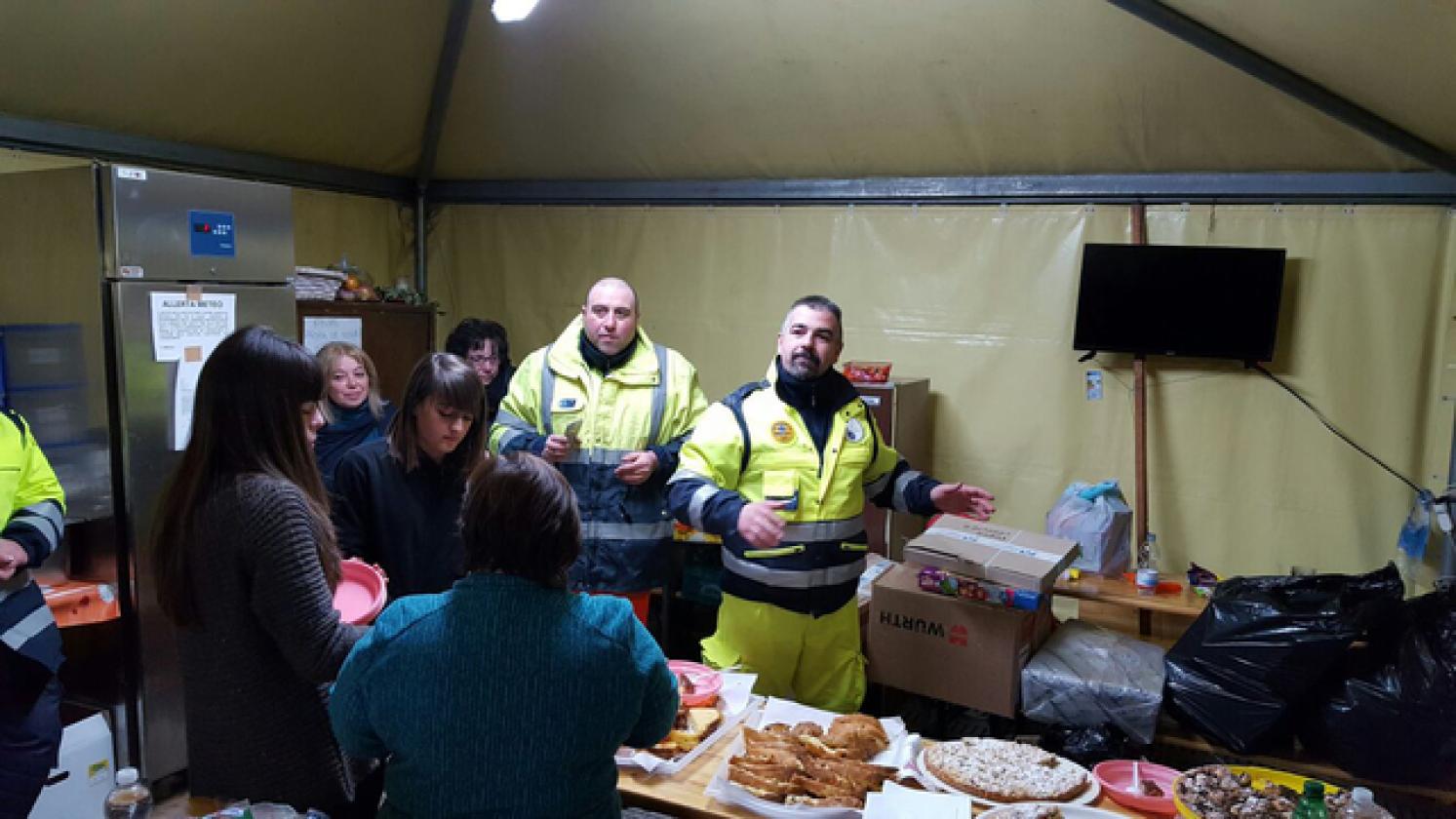 Efrem Zennaro tra i terremotati1