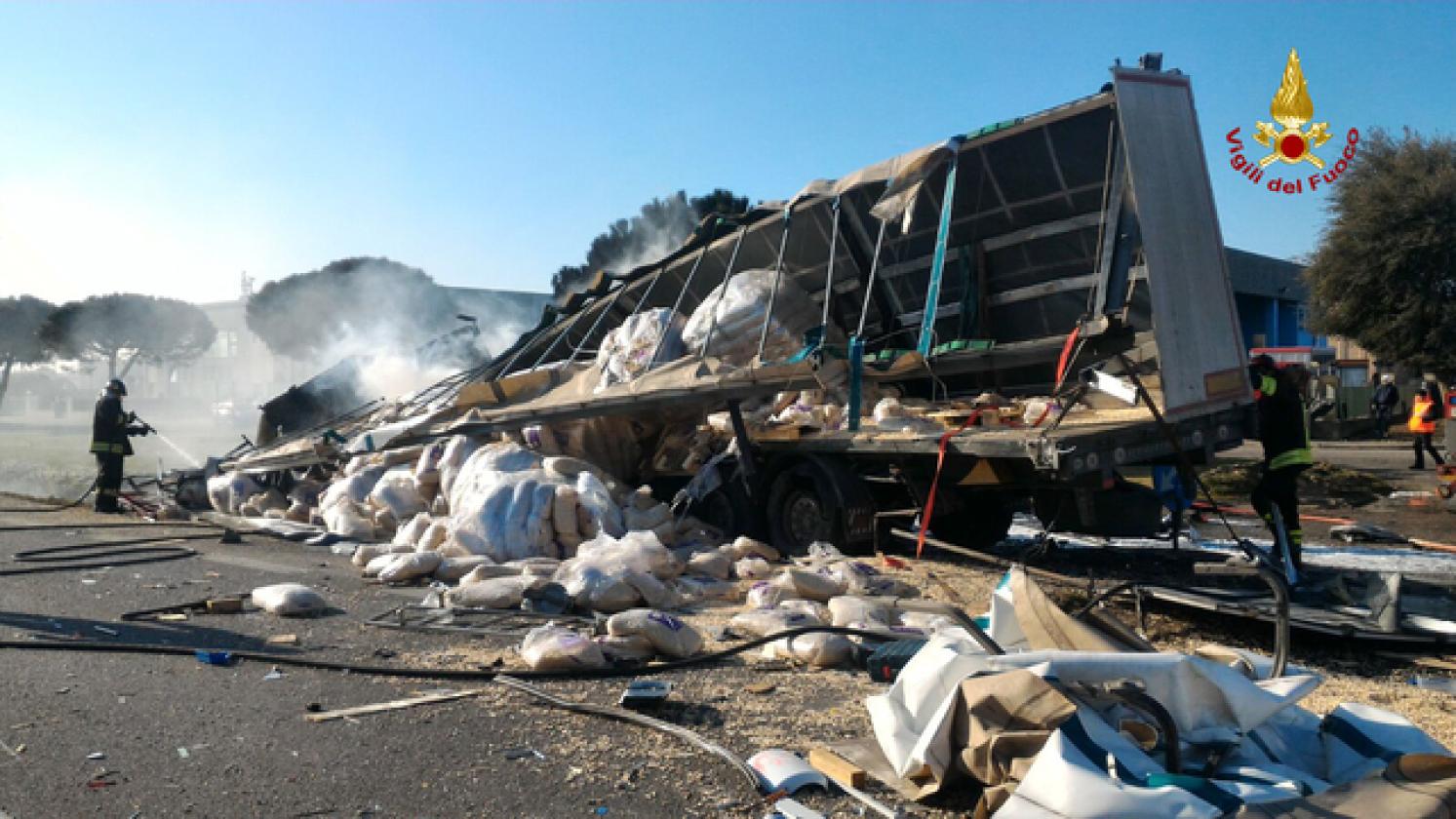 Porto Viro incidente mortale romea foto pompieri (