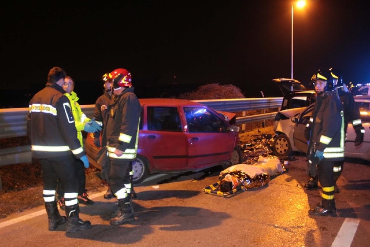 Incidente Tangenziale Vigili del Fuoco 118 1