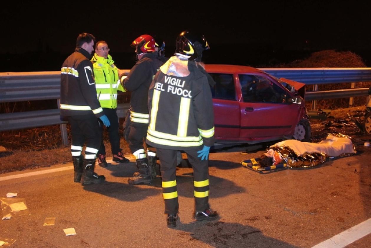 Incidente Tangenziale Vigili del Fuoco 118