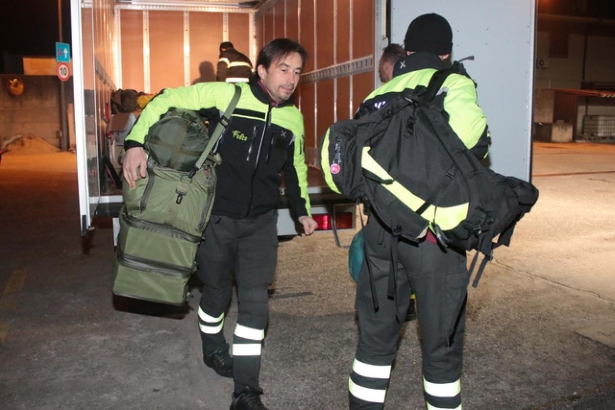 Vigili del Fuoco ritorno da Norcia 8