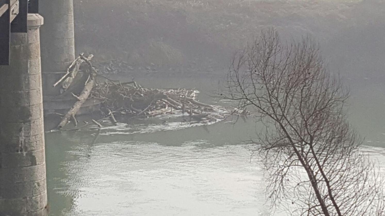 Materiale fermo ponte Ca' Morosini Lendinara (4)