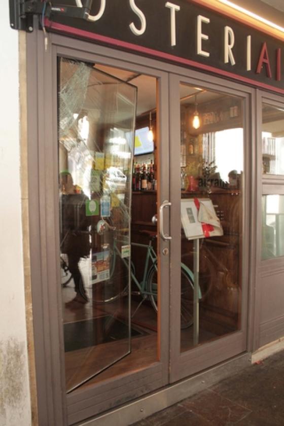 Osteria  Trani furto 1