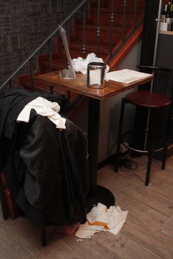 Osteria  Trani furto 2