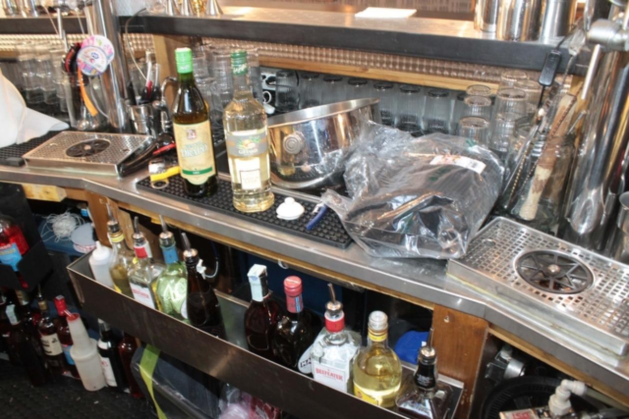 Osteria  Trani furto 5