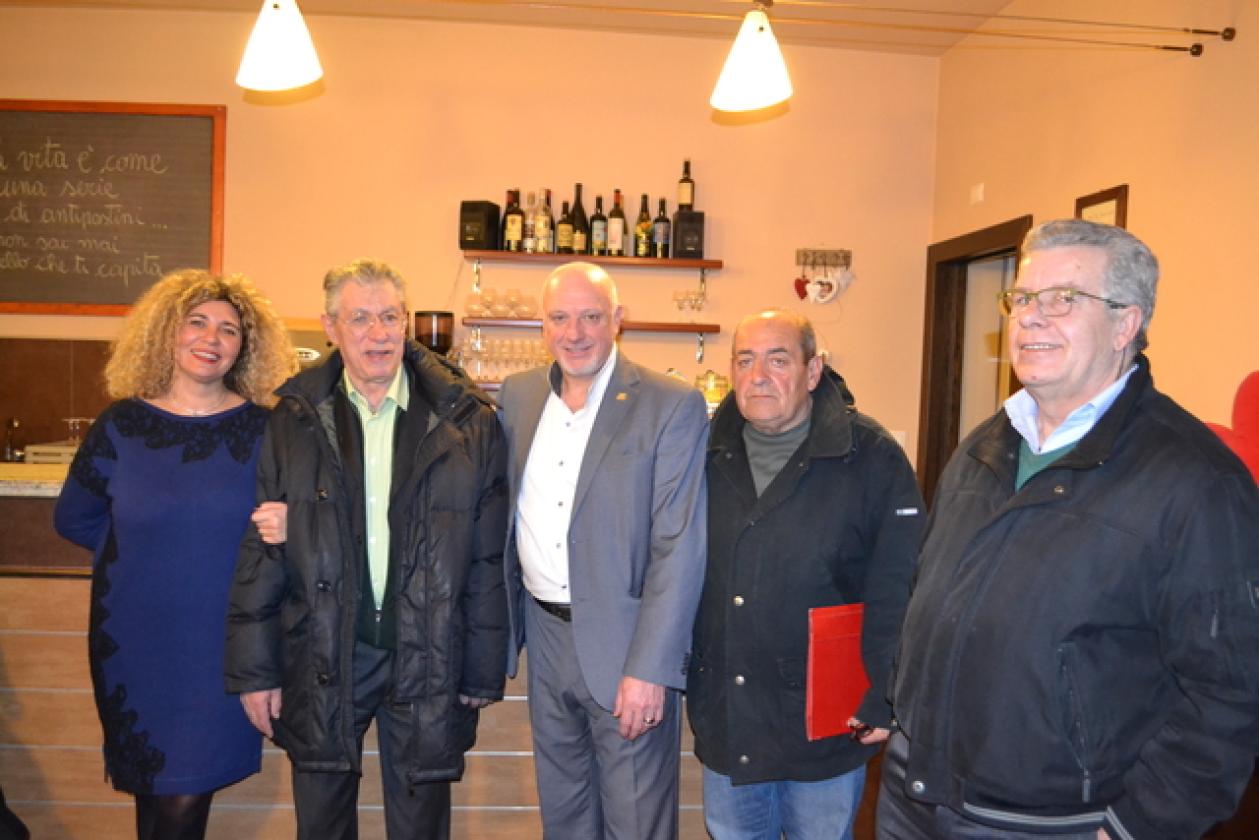 Bossi al compleanno di Contiero (4)