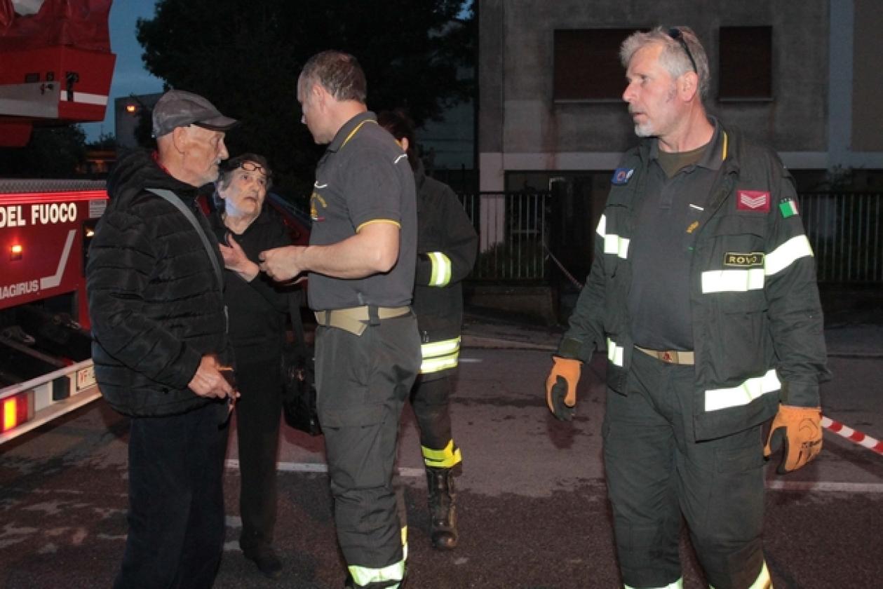 Crespino Vigili del Fuoco Maltempo 0