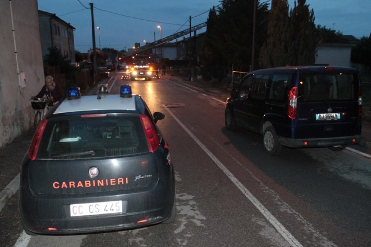 Crespino Vigili del Fuoco Maltempo 13
