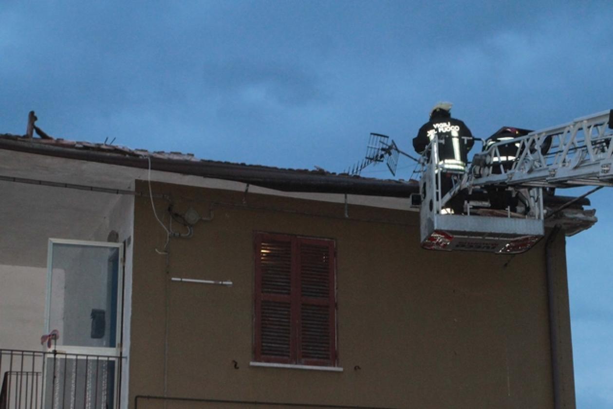 Crespino Vigili del Fuoco Maltempo 4