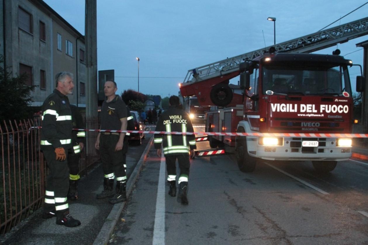 Crespino Vigili del Fuoco Maltempo 5