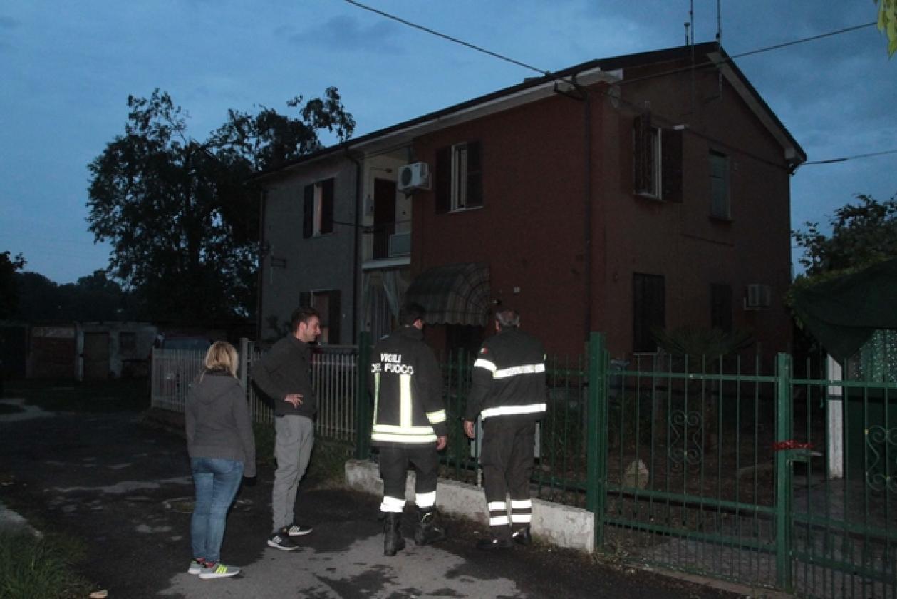Crespino Vigili del Fuoco Maltempo 7