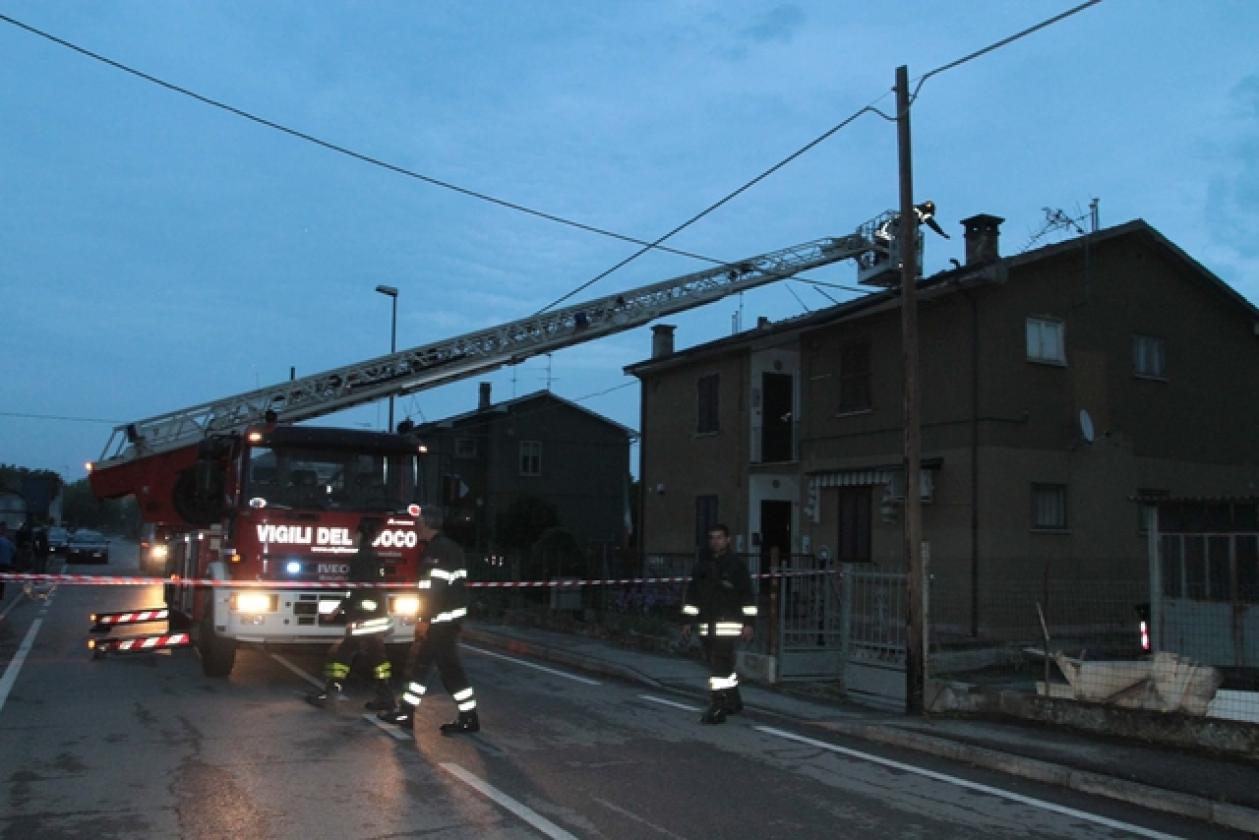 Crespino Vigili del Fuoco Maltempo