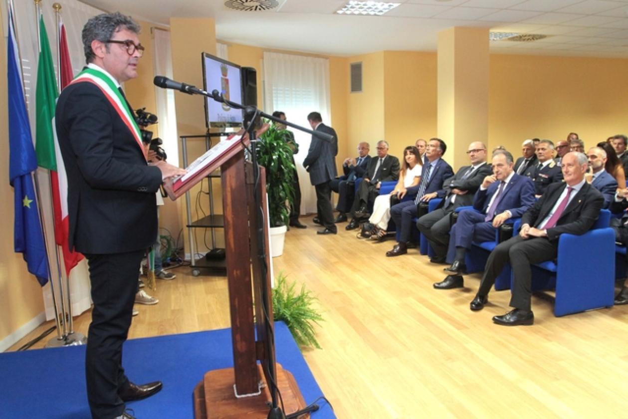Franco Gabrielli Massimo Bergamin inaugurazione Qu