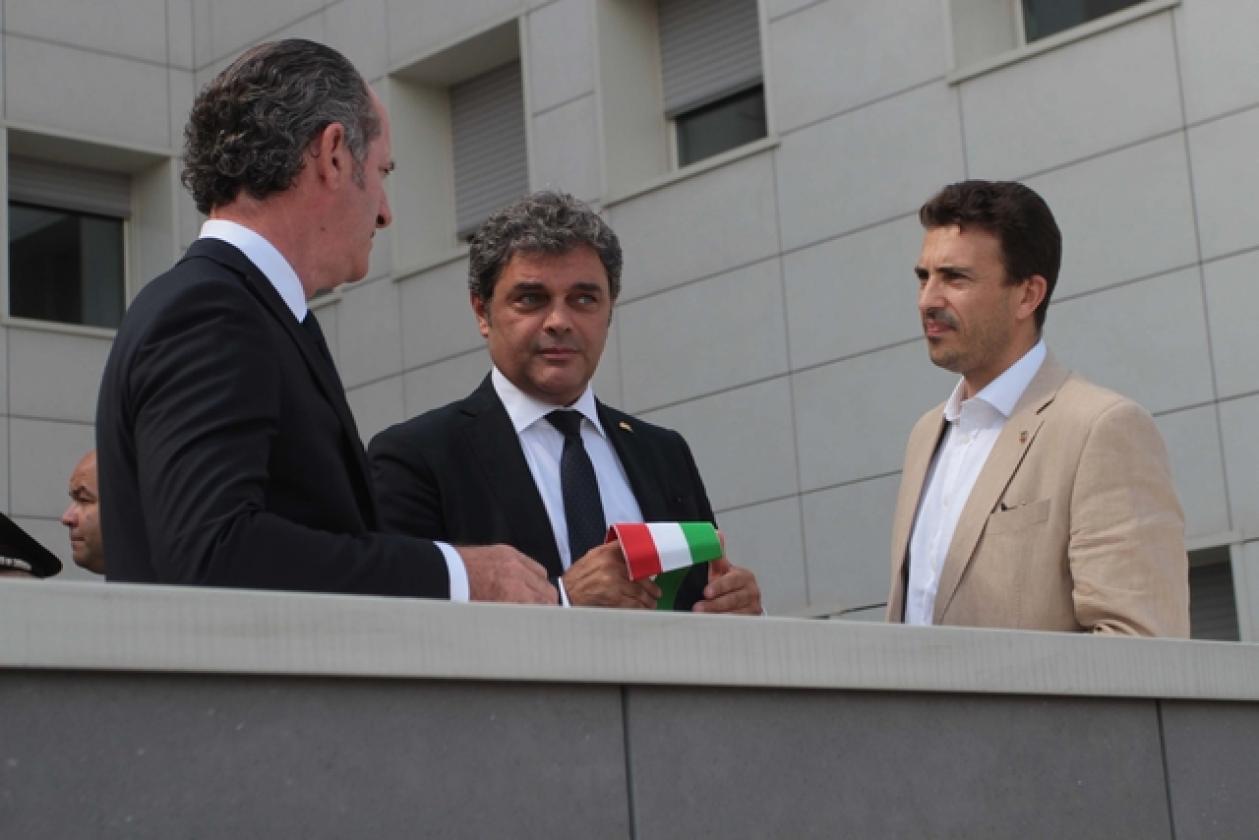 Luca Zaia inaugurazione Questura