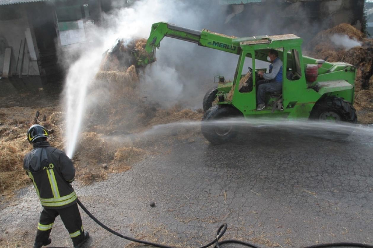 Villadose incendio allevamento Visoni 10