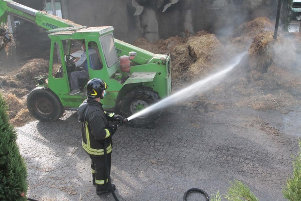 Villadose incendio allevamento Visoni 7