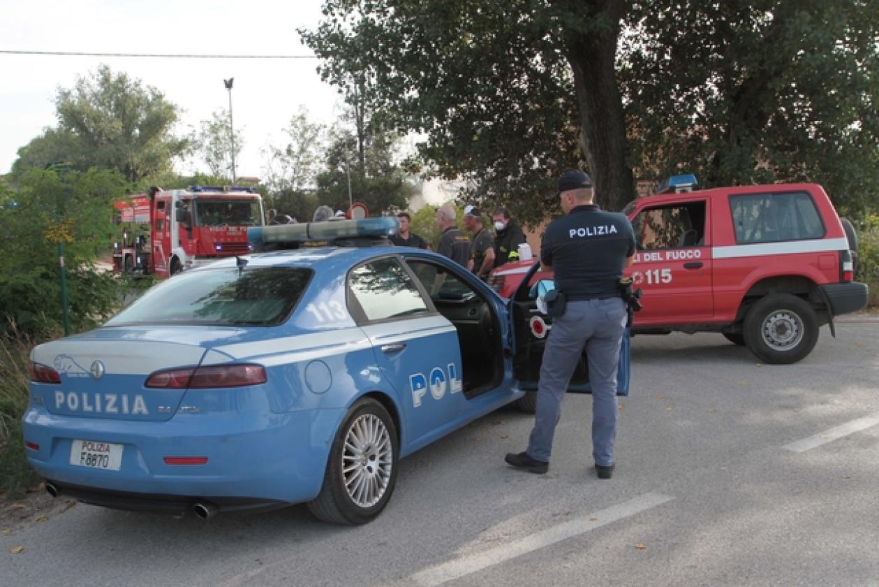 Incendio Villadose Vigili del Fuoco 5