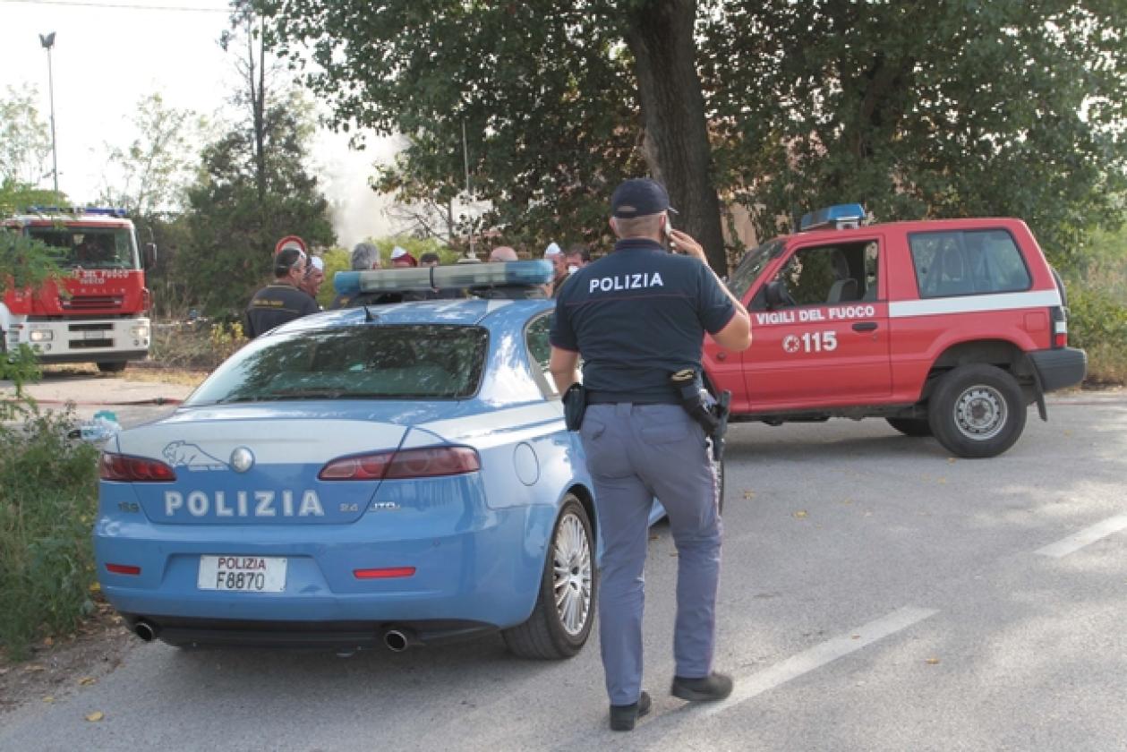 Incendio Villadose Vigili del Fuoco 6