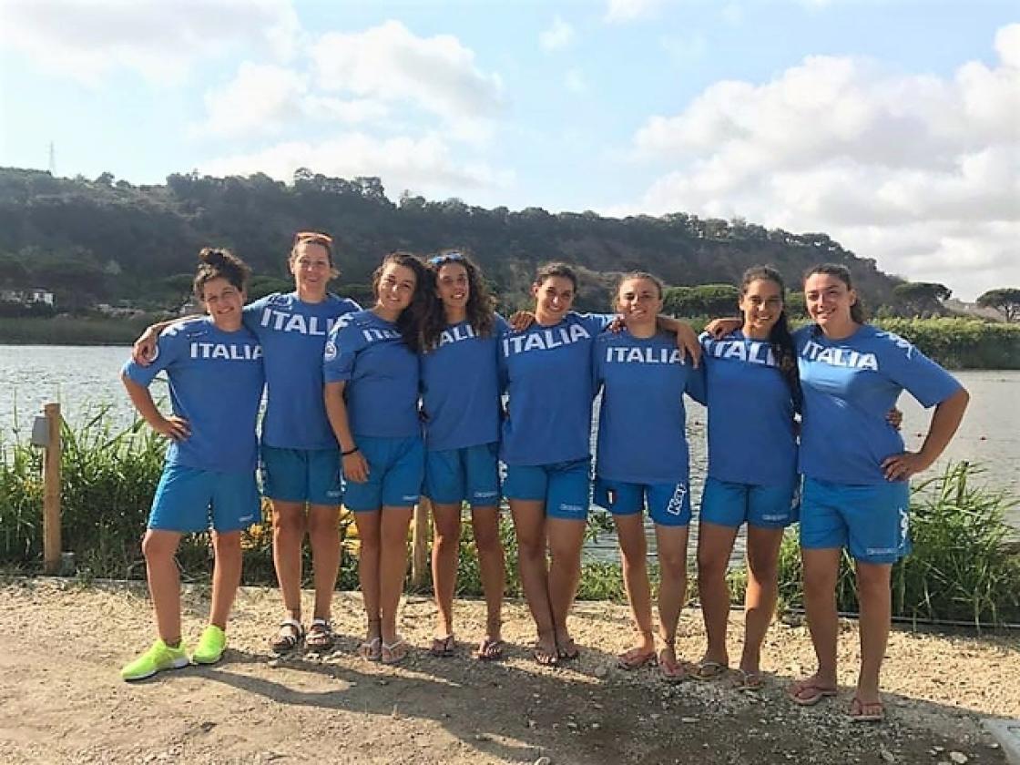 da destra, 3° Chiara Trevisan, 4° Maddalena Lago
