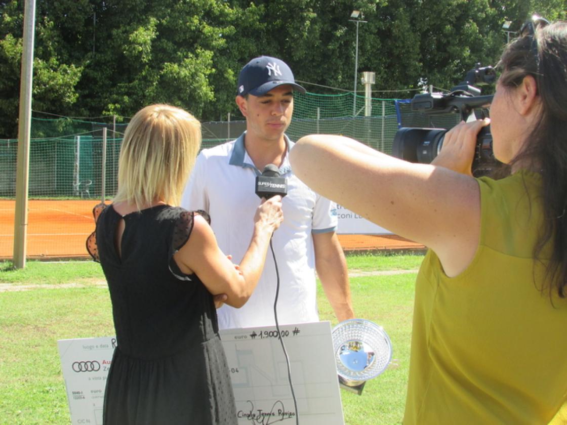 Franesco ferrari intervistato da SuperTennis TV