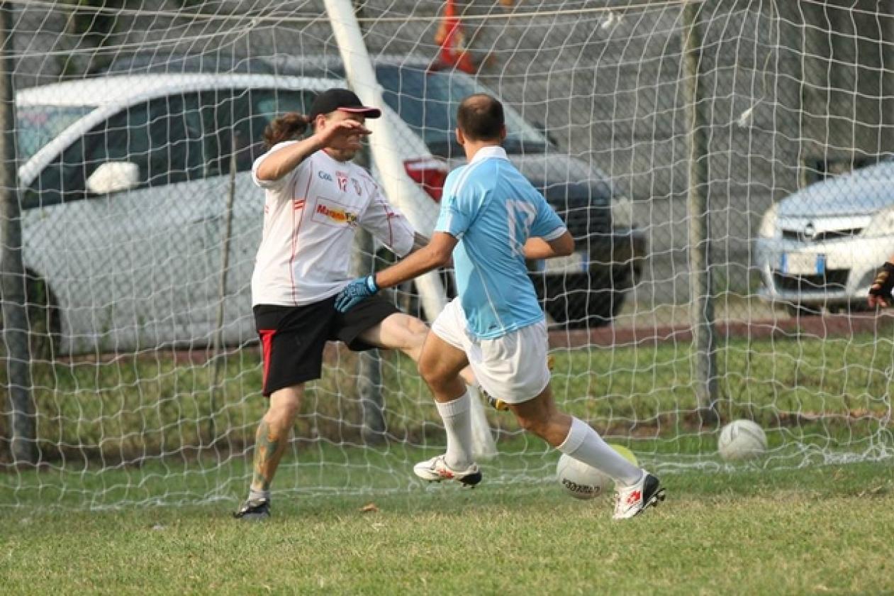 Uno dei 4 gol segnati dalla Lazio nel match giocat