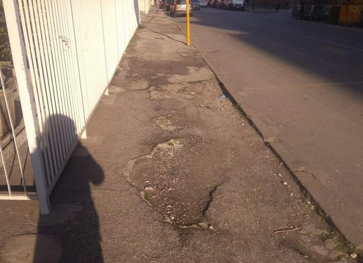 buche marciapiede via benvenuto tisi da garofolo_cop