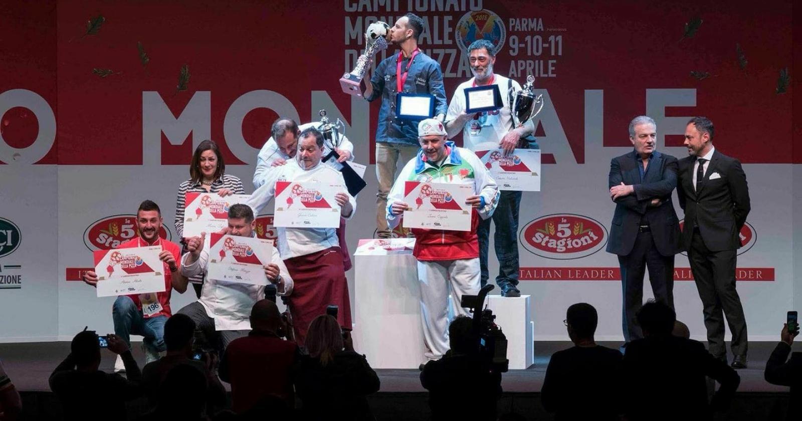 Mirko Boniolo di Cavarzere campione mondiale di pizza in teglia